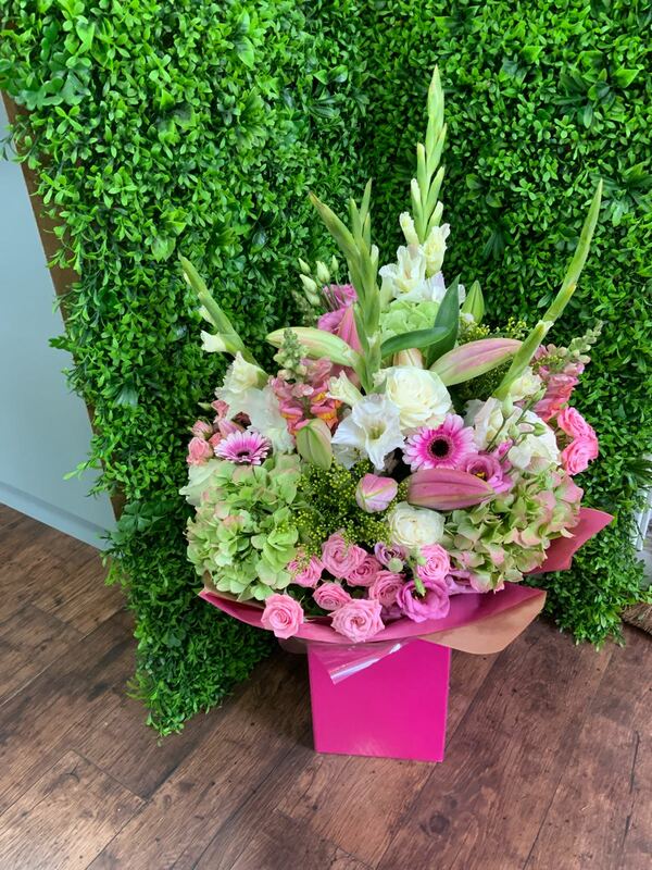 Flowers delivered to customer
