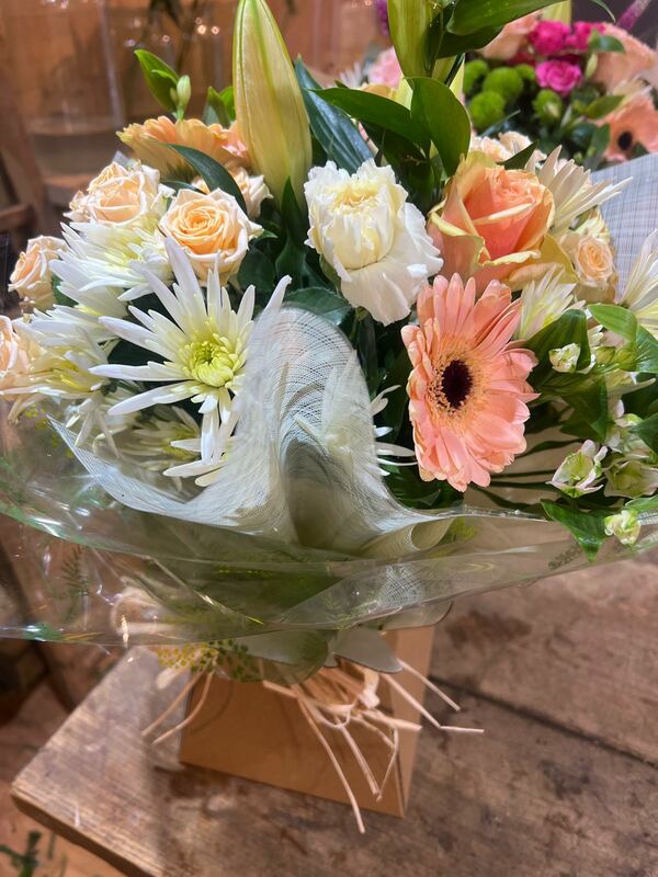 Flowers delivered to customer