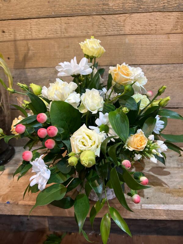 Flowers delivered to customer