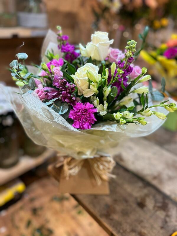 Flowers delivered to customer
