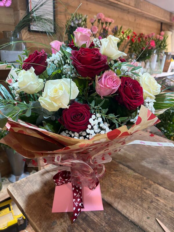 Flowers delivered to customer