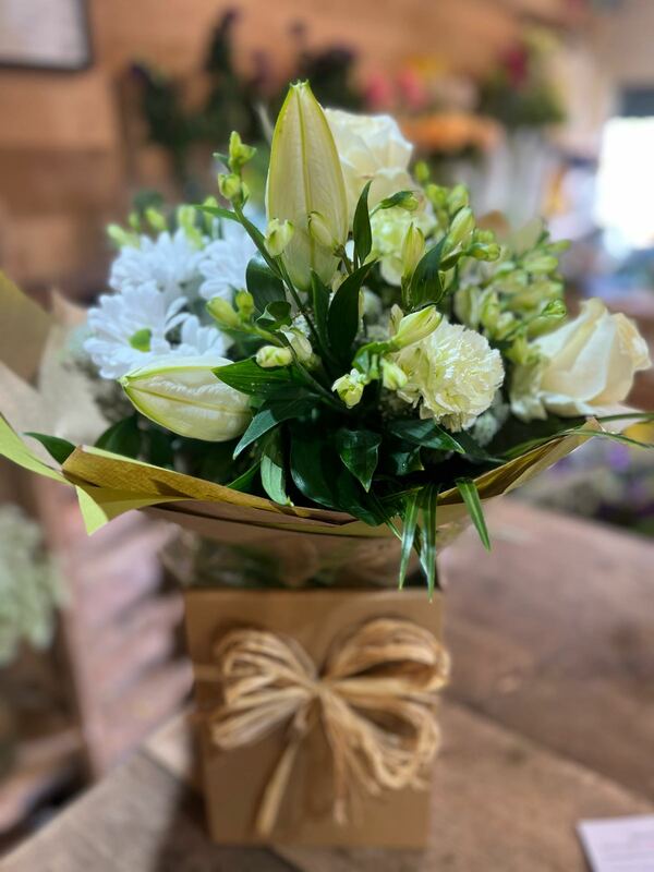 Flowers delivered to customer