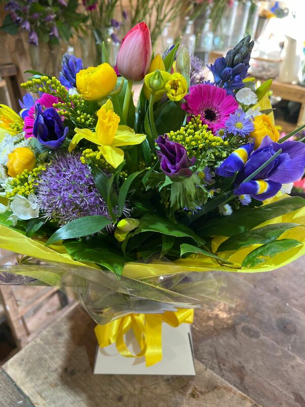 Flowers delivered to customer