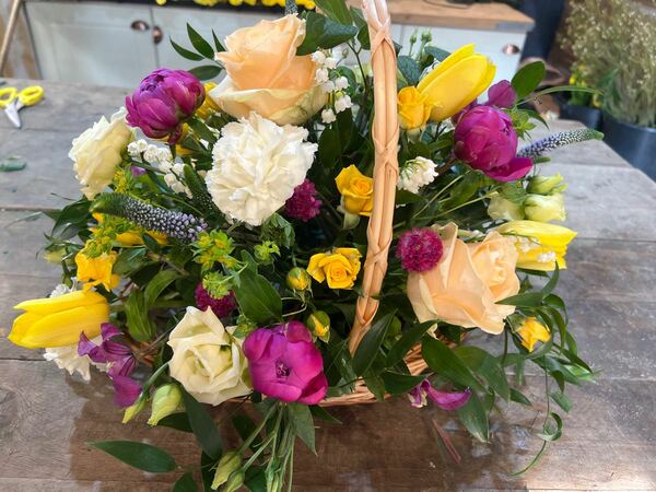 Flowers delivered to customer