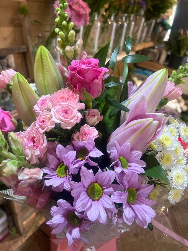 Flowers delivered to customer