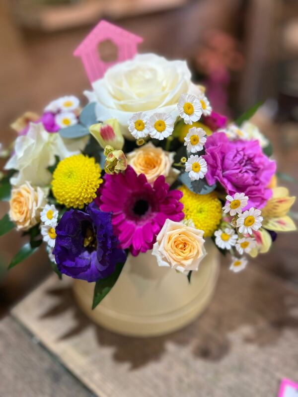 Flowers delivered to customer