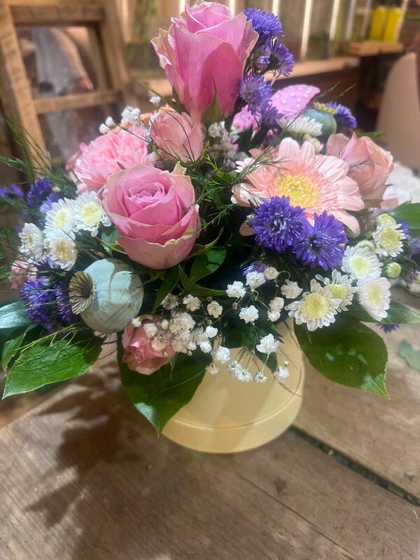 Flowers delivered to customer
