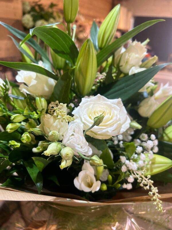 Flowers delivered to customer