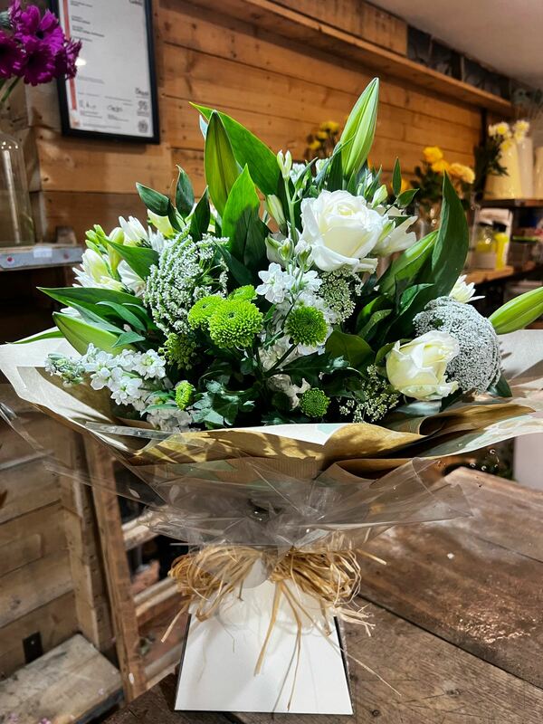 Flowers delivered to customer