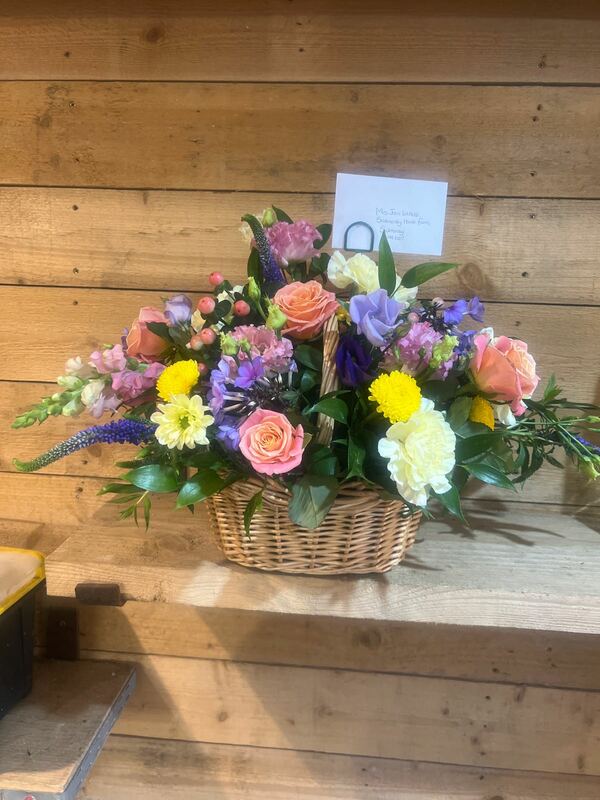 Flowers delivered to customer