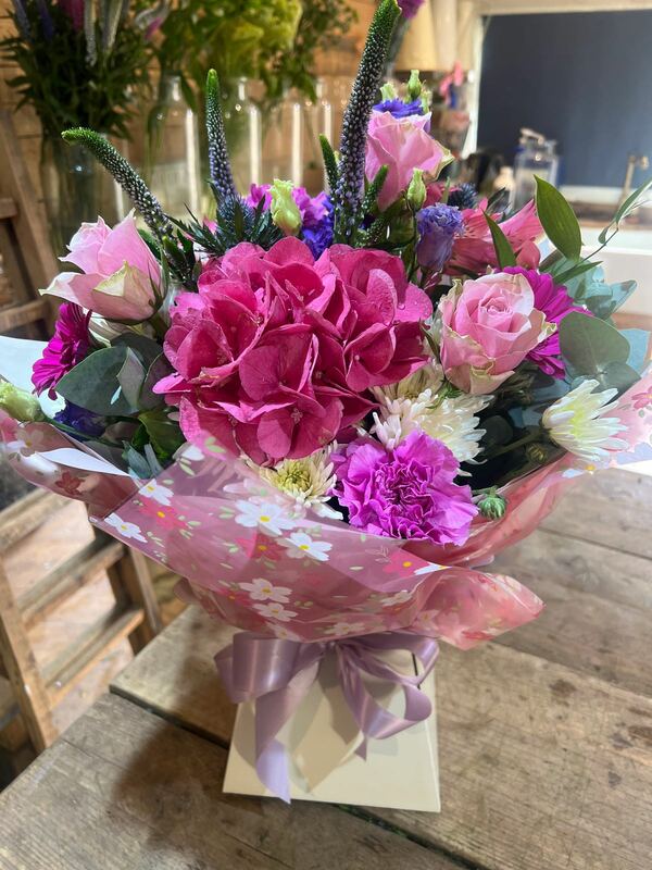 Flowers delivered to customer