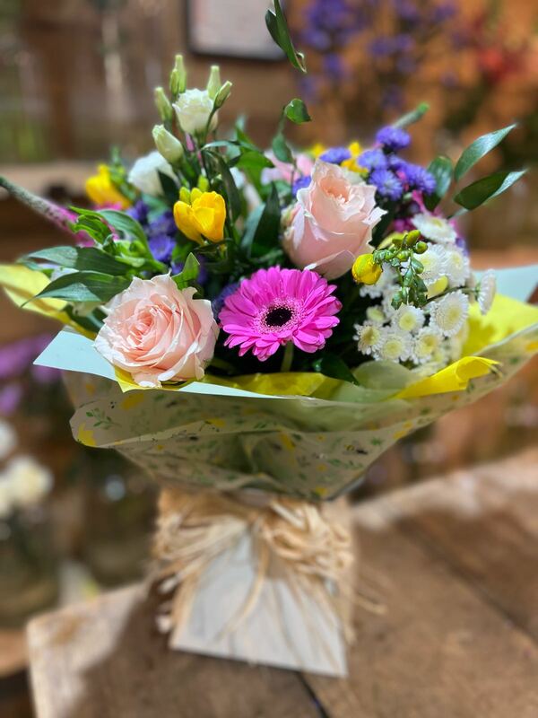Flowers delivered to customer
