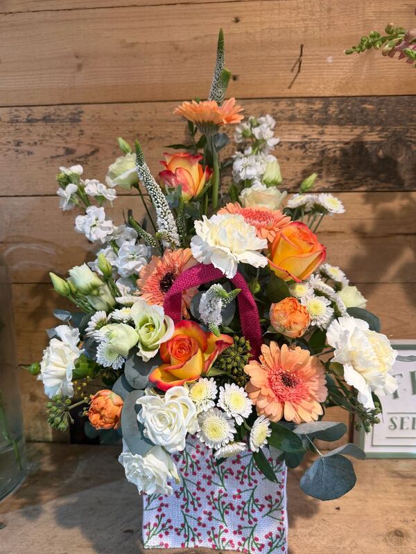 Flowers delivered to customer