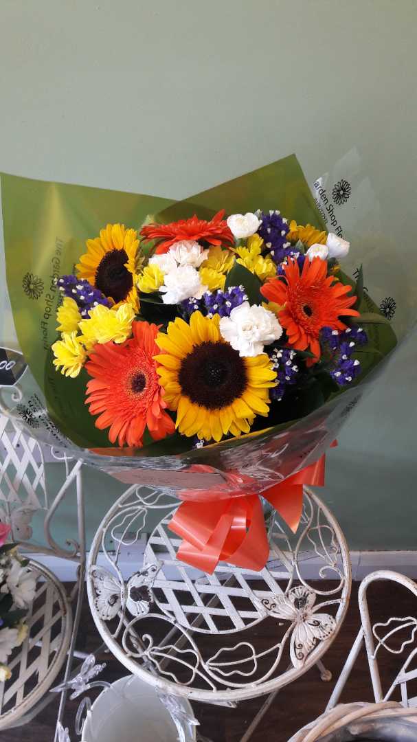 Flowers delivered to customer