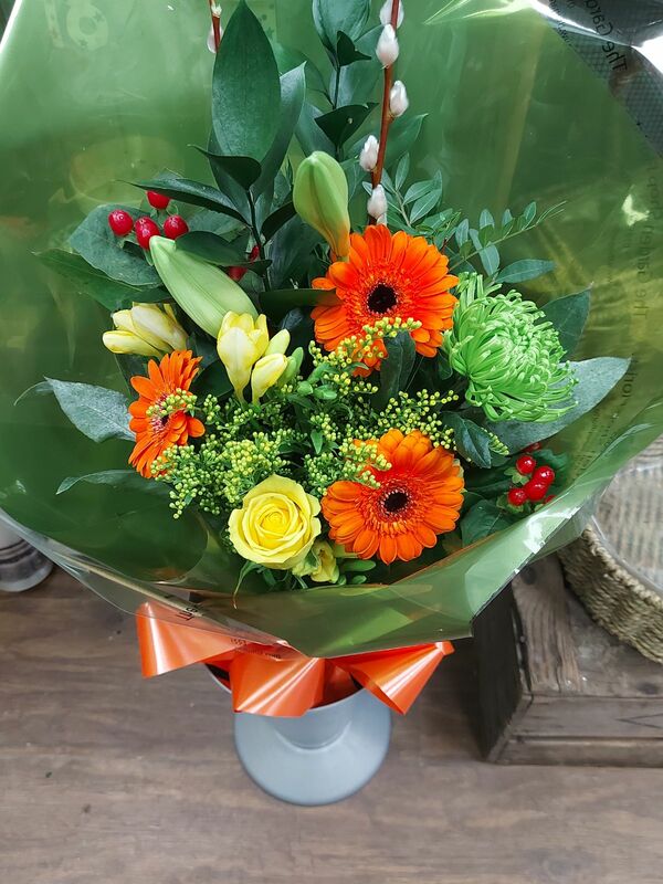 Flowers delivered to customer