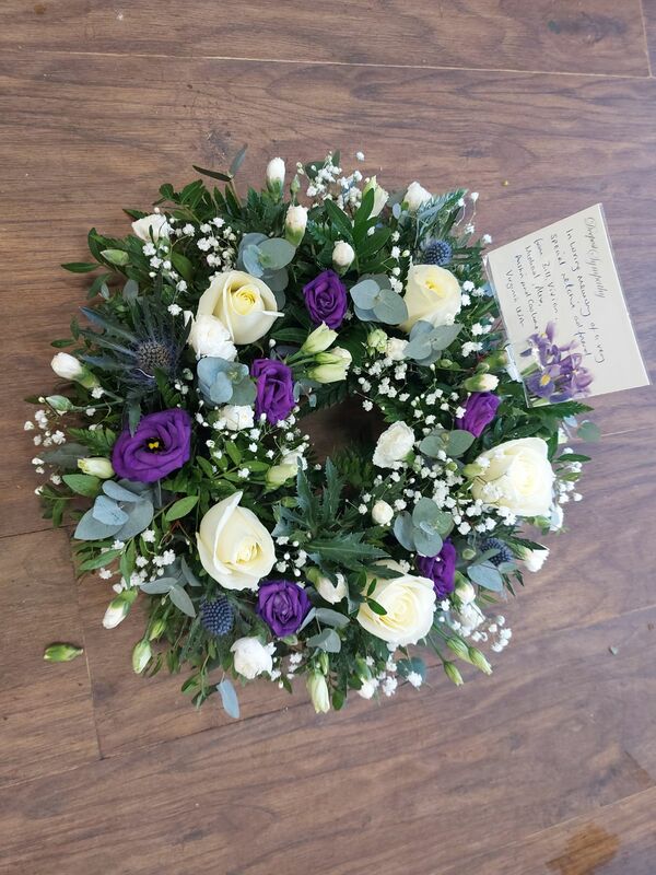 Flowers delivered to customer