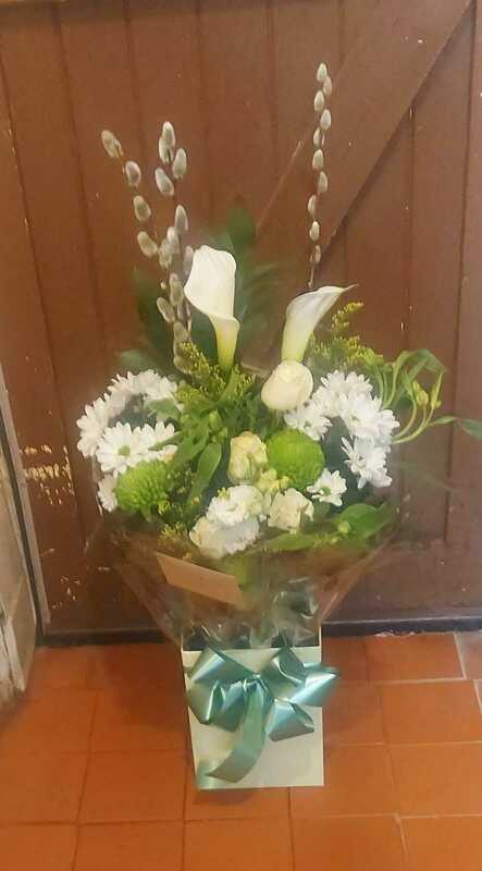 Flowers delivered to customer
