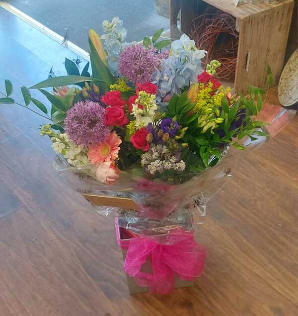 Flowers delivered to customer