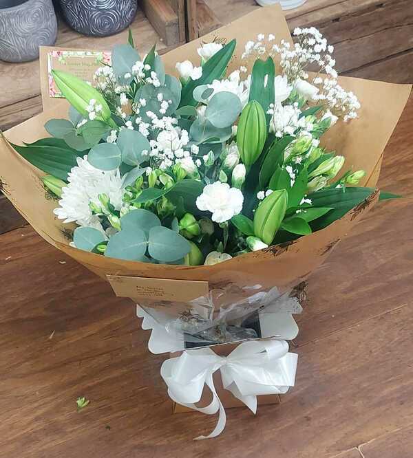 Flowers delivered to customer