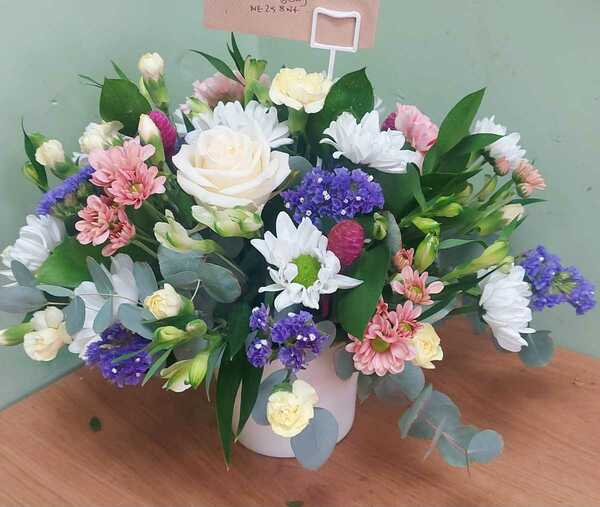 Flowers delivered to customer