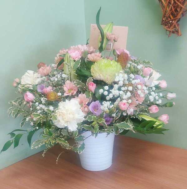 Flowers delivered to customer