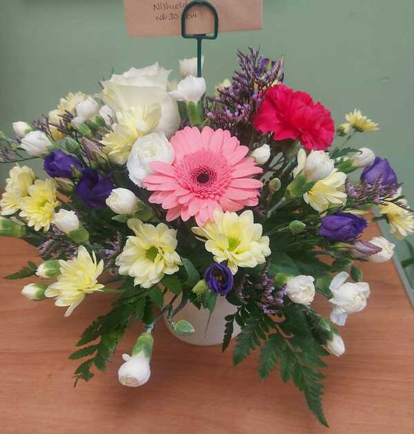 Flowers delivered to customer