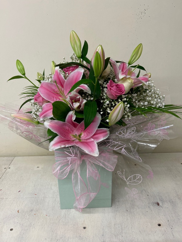 Flowers delivered to customer