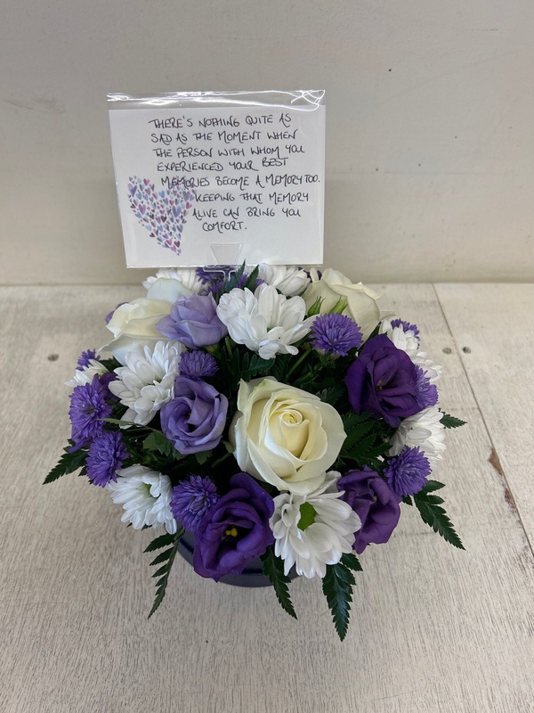 Flowers delivered to customer