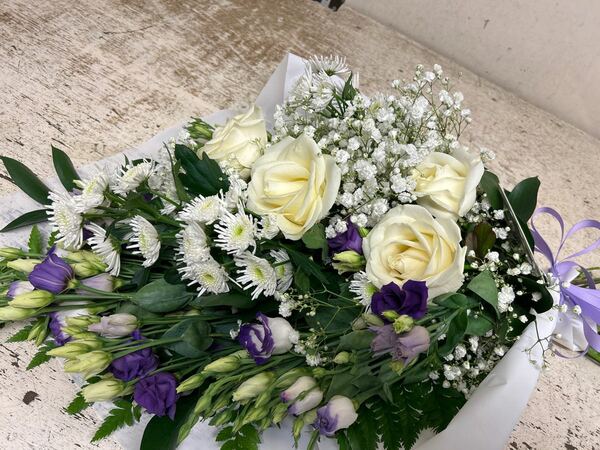 Flowers delivered to customer