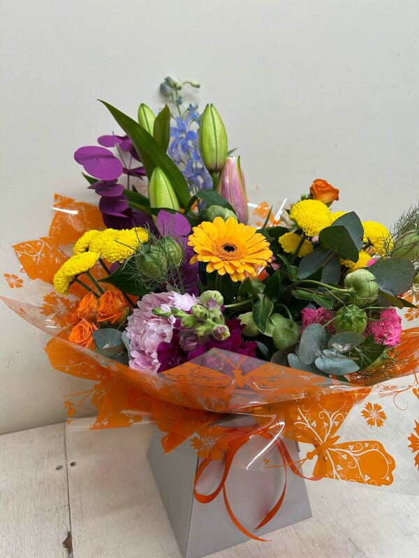 Flowers delivered to customer