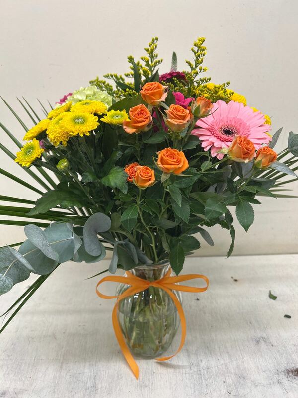 Flowers delivered to customer
