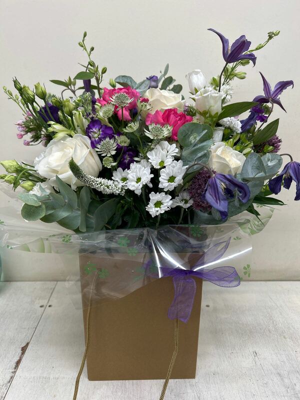 Flowers delivered to customer