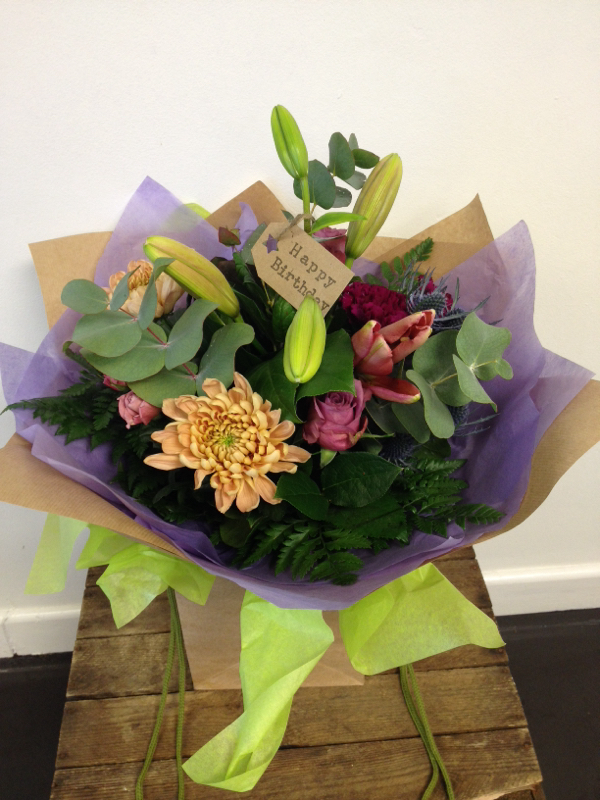 Flowers delivered to customer