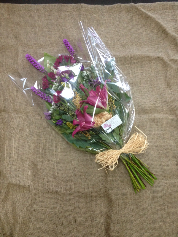 Flowers delivered to customer