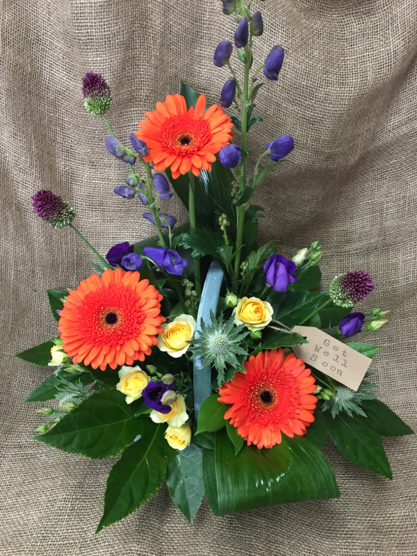 Flowers delivered to customer