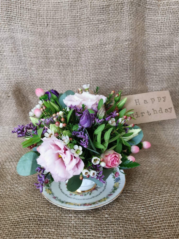 Flowers delivered to customer