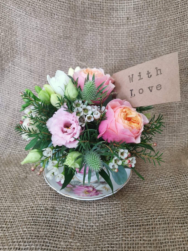 Flowers delivered to customer