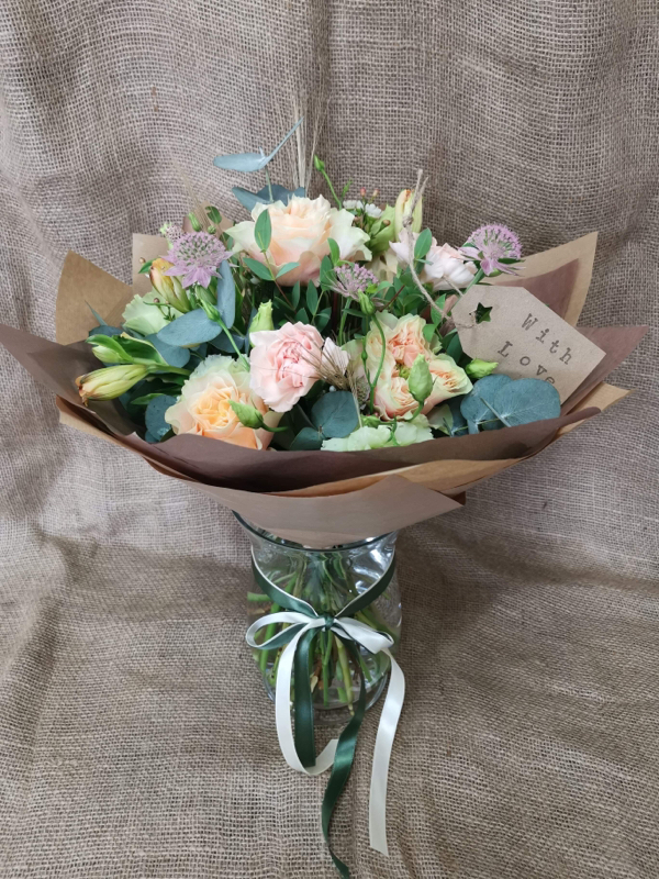 Flowers delivered to customer