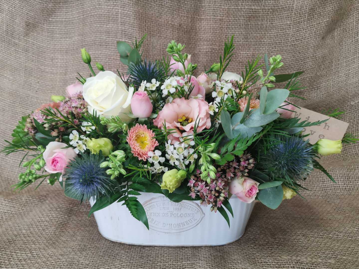 Flowers delivered to customer