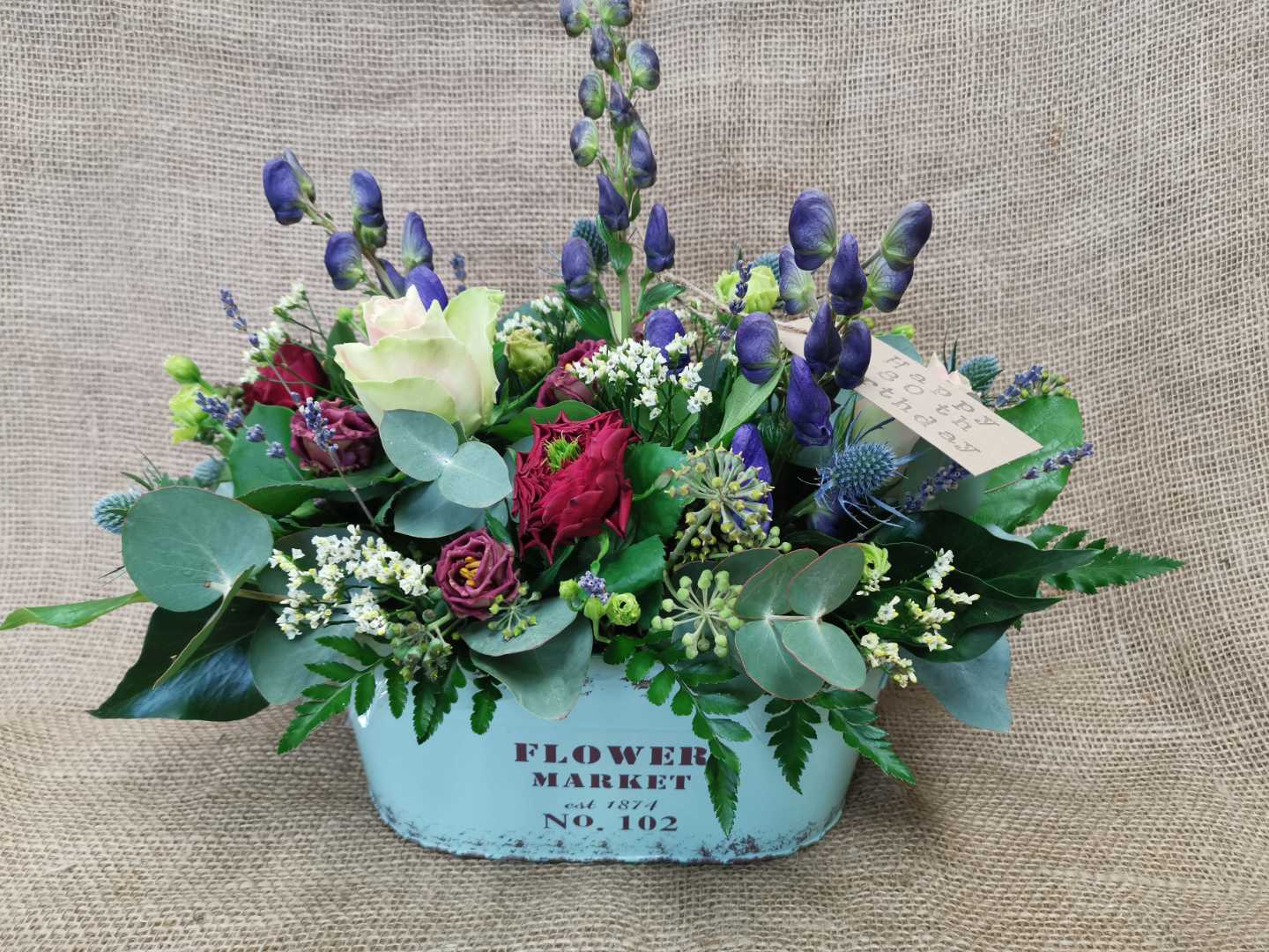 Flowers delivered to customer