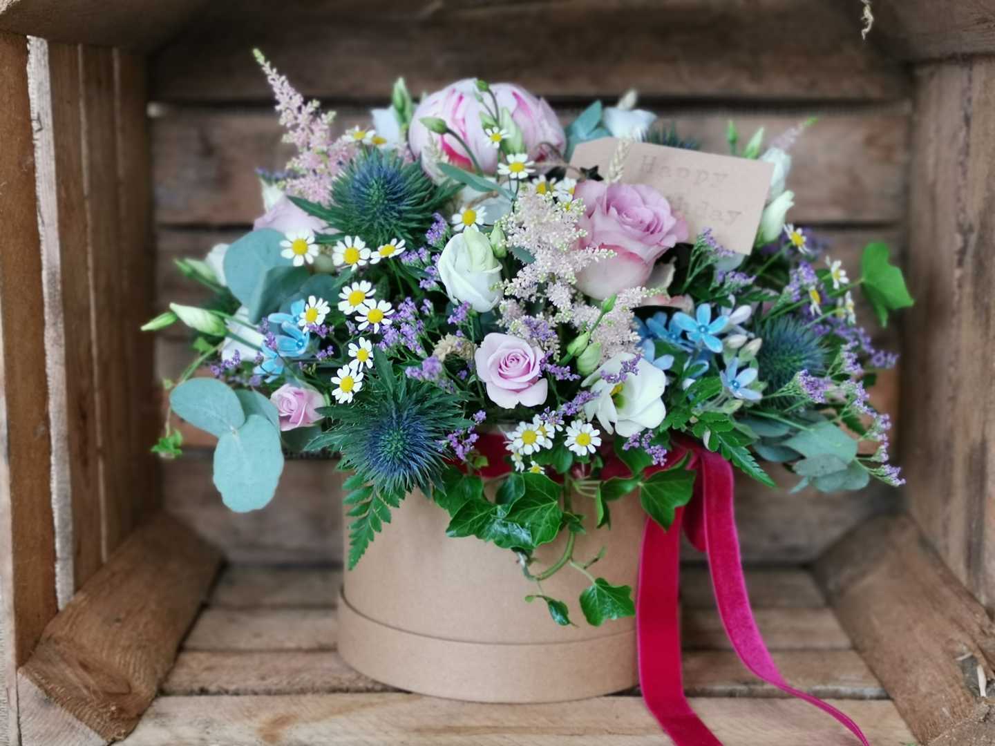 Flowers delivered to customer