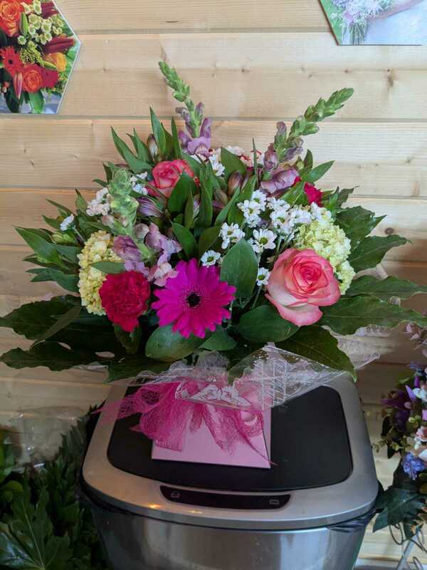 Flowers delivered to customer