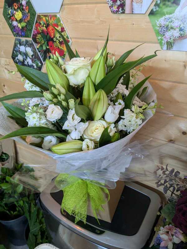 Flowers delivered to customer