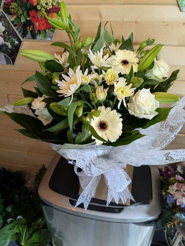 Flowers delivered to customer