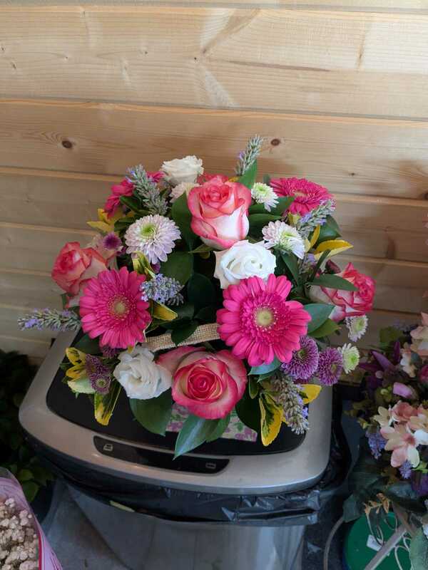 Flowers delivered to customer