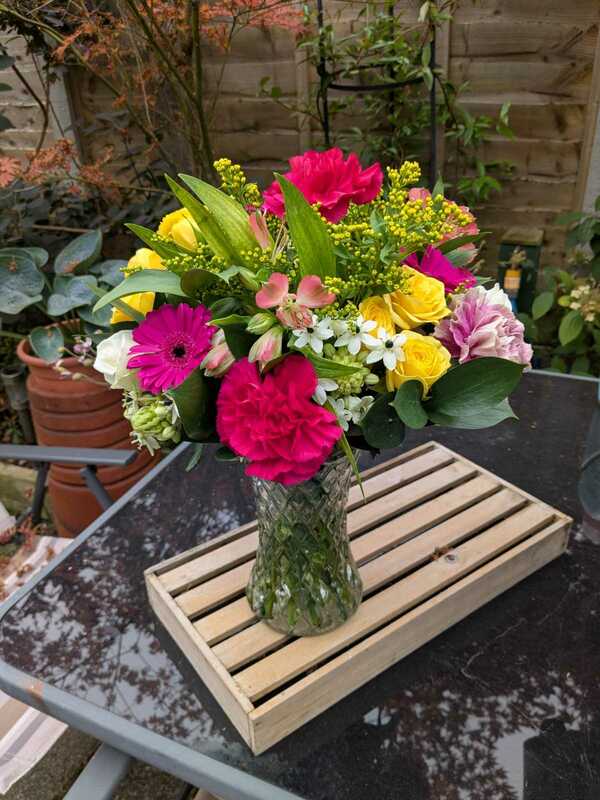 Flowers delivered to customer