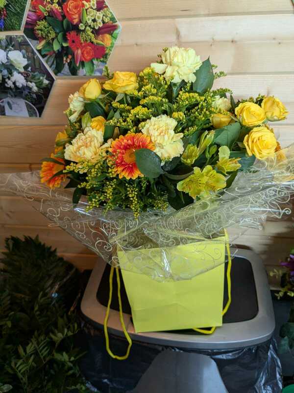 Flowers delivered to customer