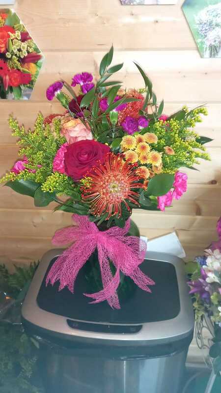 Flowers delivered to customer