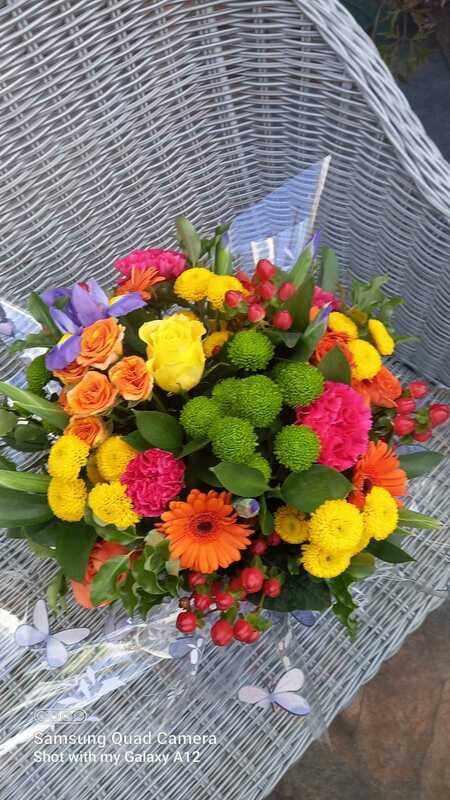 Flowers delivered to customer