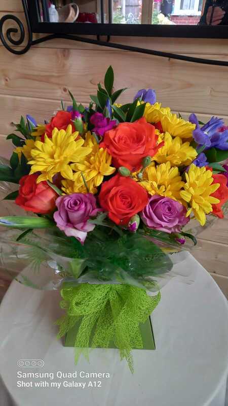 Flowers delivered to customer